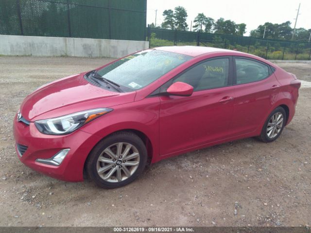 KMHDH4AE6EU055141  hyundai elantra 2014 IMG 1