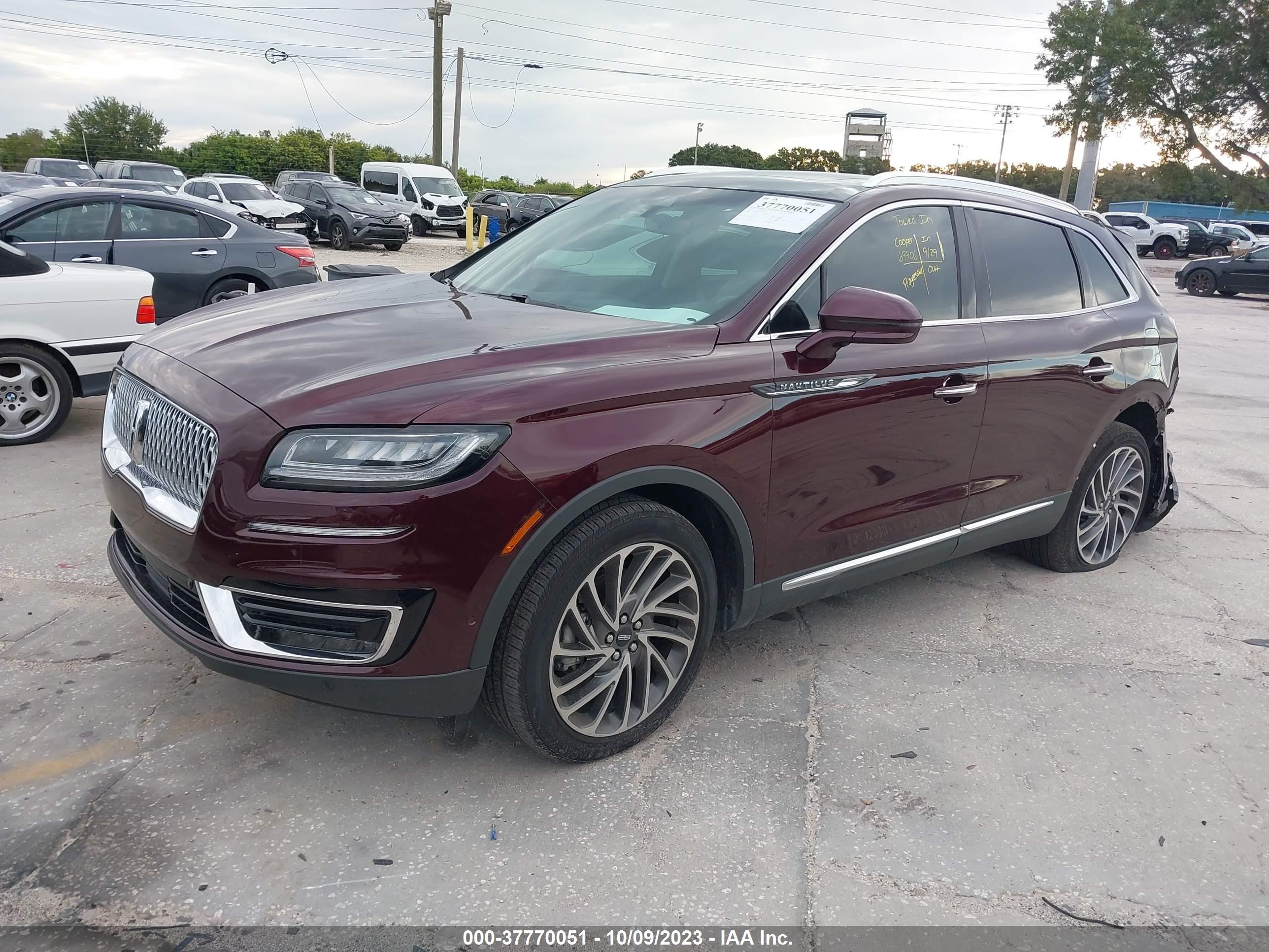 2LMPJ6L90KBL65224  lincoln nautilus 2019 IMG 1