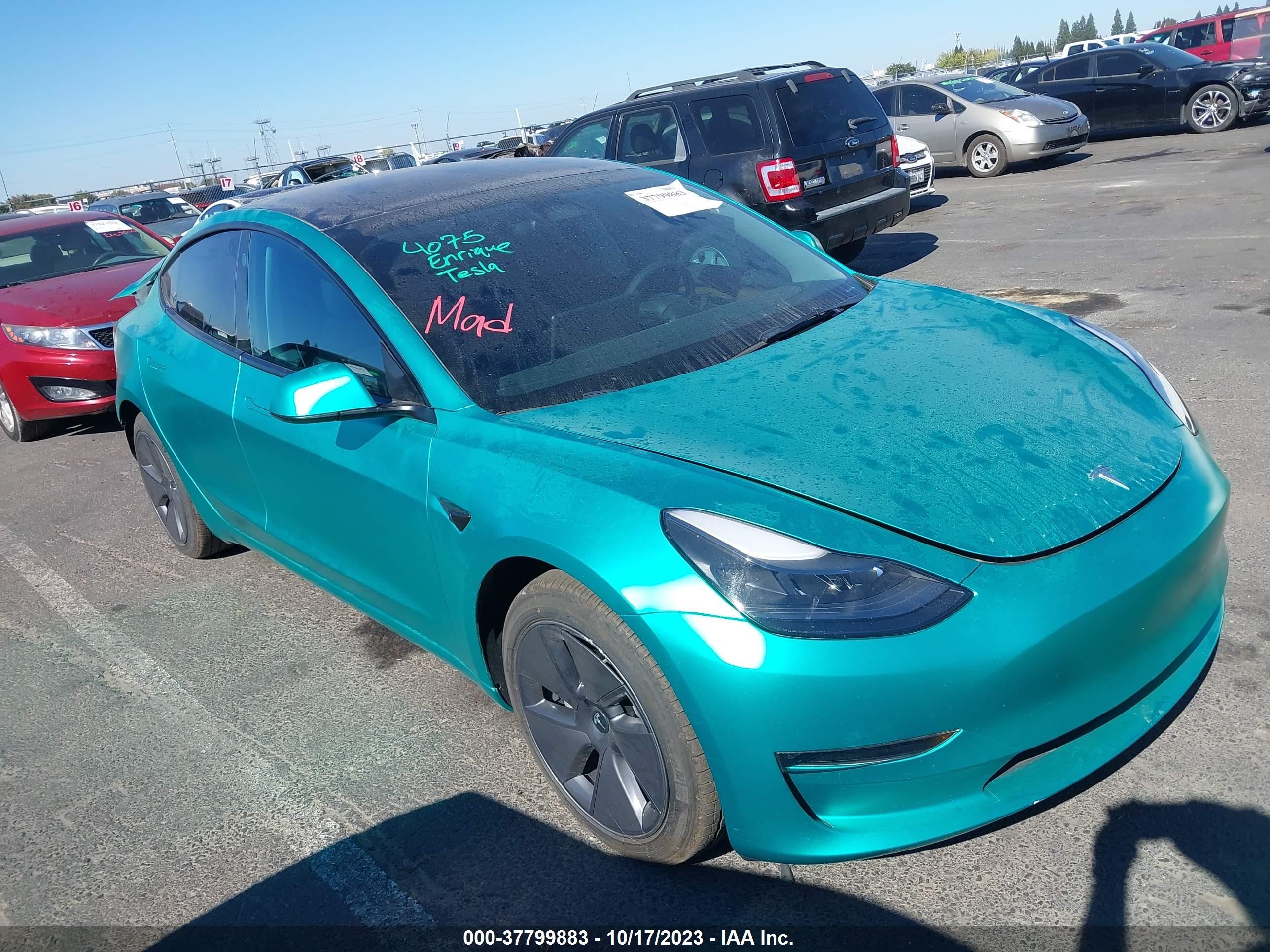 5YJ3E1EB0NF126172  tesla model 3 2022 IMG 0