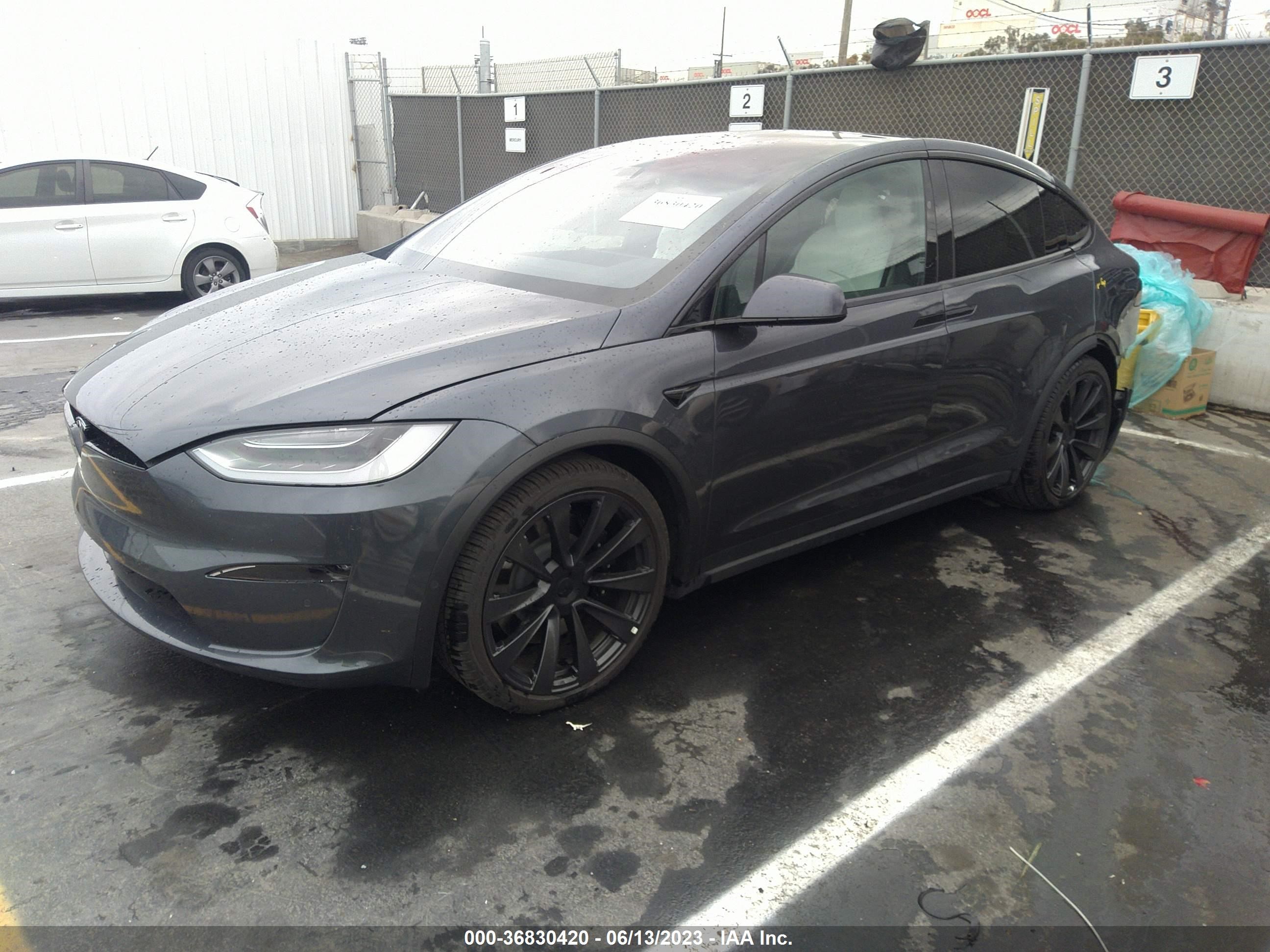 7SAXCDE57NF346172  tesla model x 2022 IMG 1